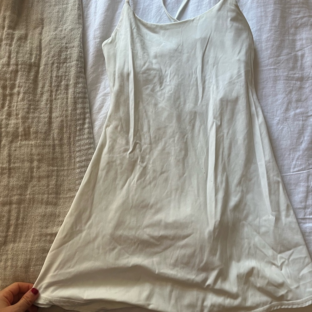 White tennis dress